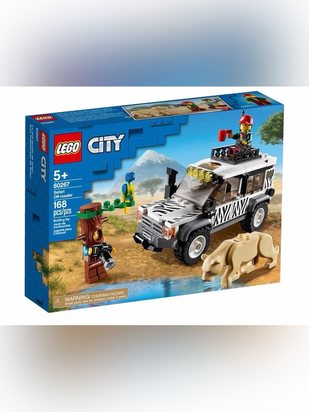 LEGO City Safari Off-Roader Vehicle - White, Black, Tan